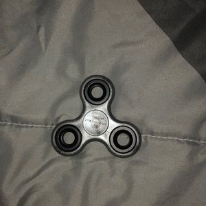 Cool Silver glittery fidget spinner